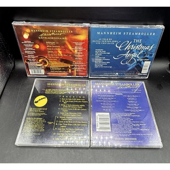 4 Mannheim Steamroller Christmas CDs Wonderful Condition! -D - Picture 4 of 6